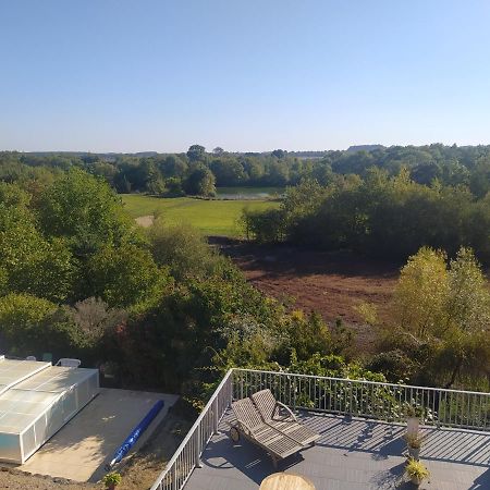 Gite La Pironniere - Piscine, Nature, Au Bord De La Riviere Montreuil-sur-Maine Eksteriør bilde